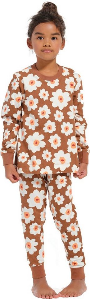 Rebelle Schlafanzug Mädchen Pyjama mit Blumen (2 tlg) Super Süß von Rebelle