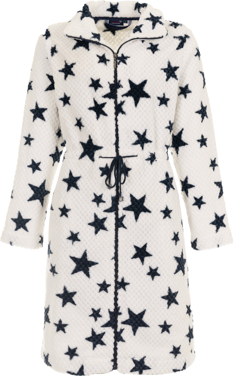 Rits damesbadjas met sterren - fleece-(48-50) XL von Rebelle