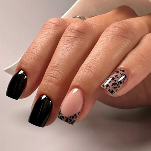 24pcs Square Press Auf Nägeln Glänzend Design Französisch Gefälschte Nägel Acryl False Nails Künstliche Klebstoffe Auf Frauen Acrylkleser Nagel Für Frauen Klar von Rebellious