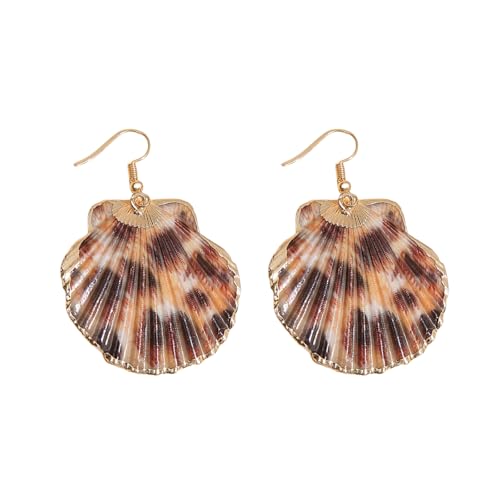 Elegante Muscheln Dangle Ohrringe Statement Accessoires Tropfen Stilvolle Anhänger Für Stilvolle Mädchen Inspirierten Schmuck Inspiriert von Rebellious