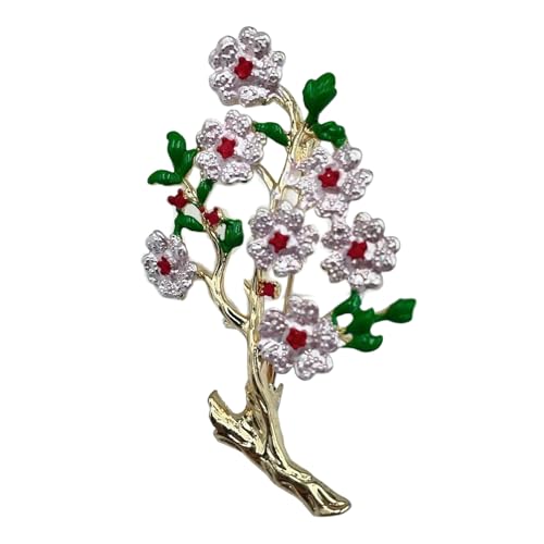 Elegante Pfingstrosen Inspirierte Brosche Mit Handwerk Emailliertem Finish Und Schimmerndes Perlen Herzstück Für Trendige Frauen Tragen Perlenzentrum Blumenbrosche von Rebellious