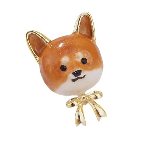 Rebellious Eleganter Shiba Inu Brosche Schmuck Whimsische Shiba Inu Brosche Pin Schmücken Großartig Um Ihrer Garderobenlegierung Legierung Email Brosche Zu Verleihen von Rebellious