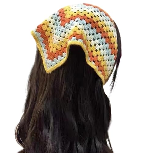 Frauen Turban Kopftuch Floral Kopfbedeckung Kopftuch Haarband Kopftuch Urlaub Foto Requisiten Gehäkelte Turban Kopfwickel Für Schwarze Frauen von Rebellious