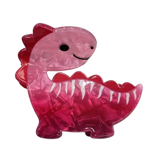 Haarspange mit lustigem Cartoon-Dinosaurier-Motiv, rutschfest, für Damen, Mädchen, dünnes dickes Haar, niedlicher Dinosaurier-Haarschmuck, Haarspange von Rebellious