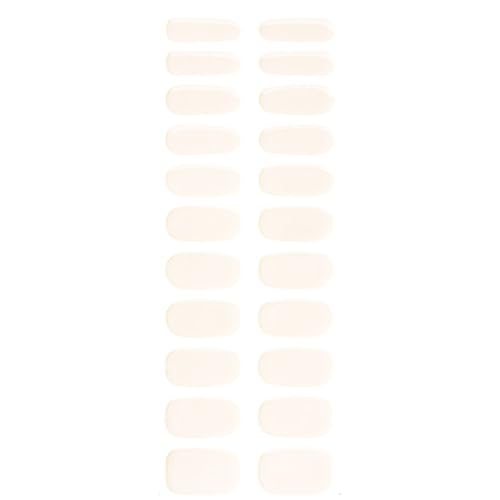 Halbgehärtete Gel Nagelstreifen Einfarbige Gel Nagelaufkleber Nagelkunst Aufkleber Nagellackstreifen Gel Nagelfolien von Rebellious