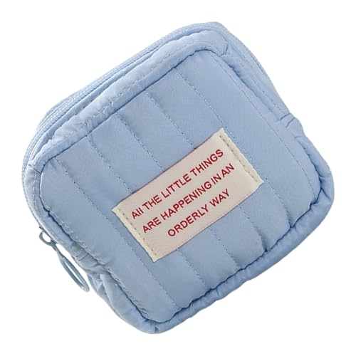 Koreanische Stile Toilettenbeutel Square Make Up Tasche Reise Kosmetische Ästhetik Make Up Aufbewahrung Änderung Geldbörse Für Frauen Toiliermaschine Koreanische Stile Ästhetische Kosmetische Münze von Rebellious