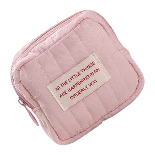 Koreanische Stile Toilettenbeutel Square Make Up Tasche Reise Kosmetische Ästhetik Make Up Aufbewahrung Änderung Geldbörse Für Frauen Toiliermaschine Koreanische Stile Ästhetische Kosmetische Münze von Rebellious