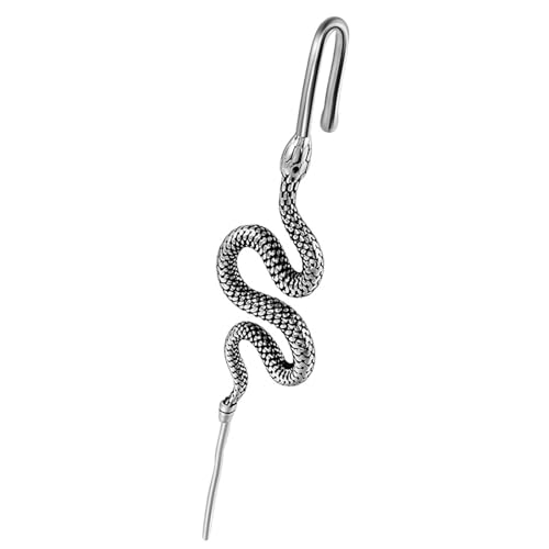 Langlebiges Ohr Piercing Accessoire Elegante Pünktungsohrringe Mit Einzigartigen Diagonalen Designs Stilvoller Manschettenschmuck Einzigartiger Diagonaler Piercing Schmuck von Rebellious