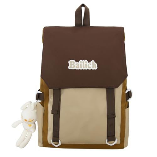 Laptop Rucksack Schüler Schulrucksack Mädchen Reiserucksack Ästhetischer Rucksack Damen Rucksack Mit Großer Kapazität Für Den Alltag von Rebellious
