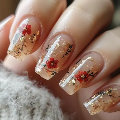 Quadratische Nägel Tipps Gefälschte Klebsträger Auf Der Presse Auf Künstlichem Falsch Für Frauen Mädchen Design Falscher Nagel von Rebellious