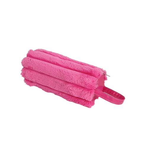 Rebellious Bleistiftkoffer Mit Großer Kapazität Mit Geräumigen Fächern Plüschstifte Beutel Beutel Stift Organisatoren Bag Travel Make Up Tasche Weiche Plüsch Stift Und Make Up Organisation von Rebellious