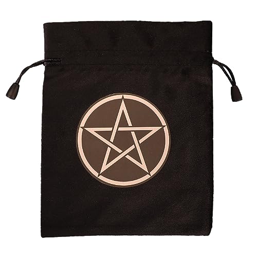 Rebellious Divinations Samtbeutel für Karten, Würfel, Mini-Hochzeit, Tischdecke, Orakel, Kartenspiel, Schmuckaufbewahrung, Kordelzug, Tarot-Tasche, kleine Tarot-Tasche, e von Rebellious