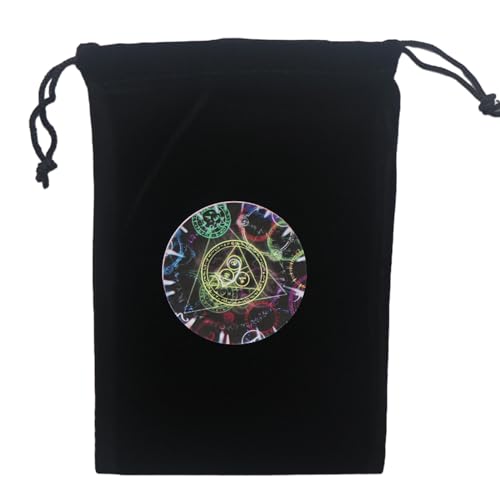 Rebellious Divinations Tischdecke, Orakel, Kartendeck, Brettspiel, Tasche, Kordelzug, Schmuck, Tarotbeutel, Geschenkverpackung, Hochzeitstasche, Wahrsagungstasche, B von Rebellious