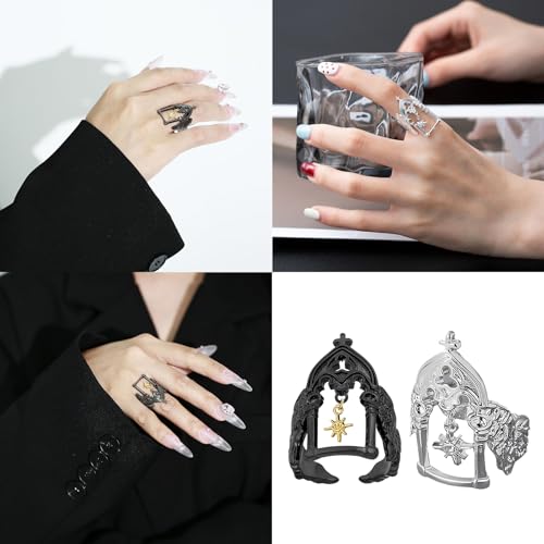 Rebellious Einzigartige Offene Ringe Mit Komplizierten Schlössern Sonnenverembierbares Fingerband Accessoire Für Party Und Hochzeit Vielseitiger Schmuck Stilvoller Ehering Rebellious Einzigartige Offene Ringe Mit Komplizierten Schlössern Sonnenverembierbares Fingerband Accessoire Für Party Und Hochzeit Vielseitiger Schmuck Stilvoller Ehering von Rebellious