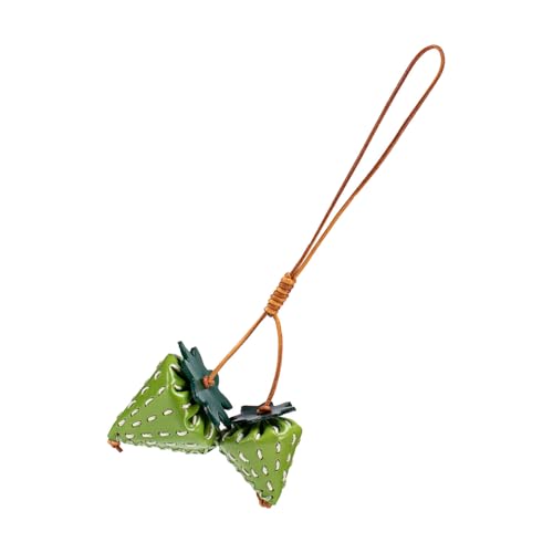 Rebellious Erdbeerschlüsselkettenbrieftasche Tasche Keyring Anhänger Zauber Ästhetische Schlüsselanhänger Autoschlüsselringzubehör Schlüsselbund von Rebellious
