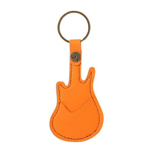 Rebellious Guitar Pick Storage Bag E Gitarren Pick Tasche Form Key Chain Gitarrenkoffer Für Zuhause Und Bühnennutzung Geeignet von Rebellious