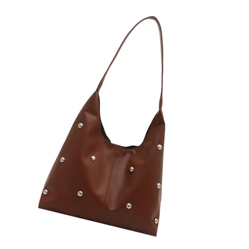 Rebellious Hoboes Taschen Für Frauen Mädchen Leder Schulter Handtasche Stilvolle Haltertaschen Punk Nieten Clutches Toted Geldbörsen Achselbäder Geldbörsen Rebellious Hoboes Taschen Für Frauen Mädchen Leder Schulter Handtasche Stilvolle Haltertaschen Punk Nieten Clutches Toted Geldbörsen Achselbäder Geldbörsen von Rebellious