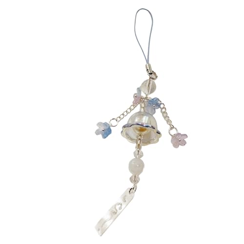 Rebellious Jellyfish Winds Pendell Telefon Charme mit Glaslilien der Valley Designs für trendige Frauen täglich lässigen Gebr von Rebellious