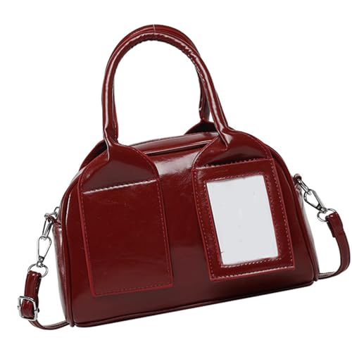 Rebellious Leichte Crossbody Tasche PU Geräumige Design Umhängetasche Verstellbar von Rebellious