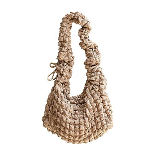 Rebellious Mode Umhängetasche Vielseitige Schulter Taschen für Mädchen Frauen Plissee Kordelzug Einfarbig Taschen Koreanischen Stil Rebellious Mode Umhängetasche Vielseitige Schulter Taschen für Mädchen Frauen Plissee Kordelzug Einfarbig Taschen Koreanischen Stil von Rebellious