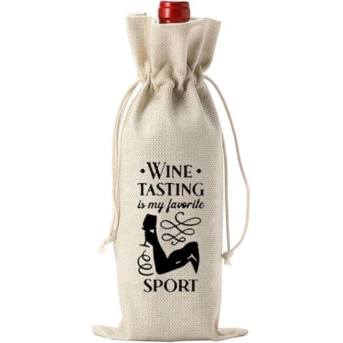 Rebellious Wiederverwendbare Leinenweinbeutel Für Weihnachtsfeier Wiederverwendbar von Rebellious