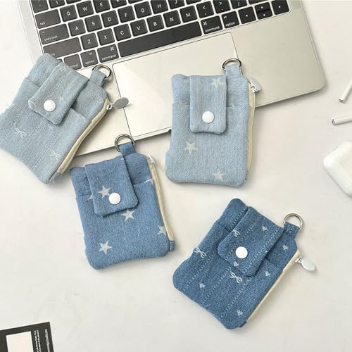 Sternmünzenbeutel Schöne Änderung Geldbörse Brieftasche Wechselbeutel Karton Aufbewahrung Hülle Bögen Münze Geldbörse Für Frau Und Mädchen Schöne Bag Card Aufbewahrung Hülle Pocket Star Wallet Wallet von Rebellious