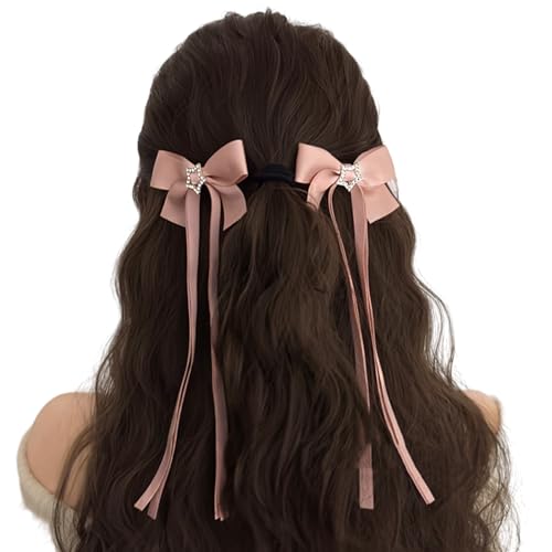 Süßes Ballettband, Haarschleifen, Haarspange, faule Haarnadel, Pferdeschwanz-Halter für Damen, Mädchen, Haarstyling-Werkzeug, Haarschleifen für Mädchen von Rebellious