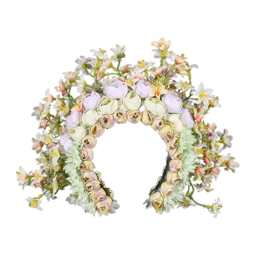 Vintage-inspirierter Blumen-Haarschmuck mit ethnischen Blumen, anmutiges Haar-Accessoire für Frauen, femininer Hochzeitskopfschmuck, modische Haarverzierung von Rebellious