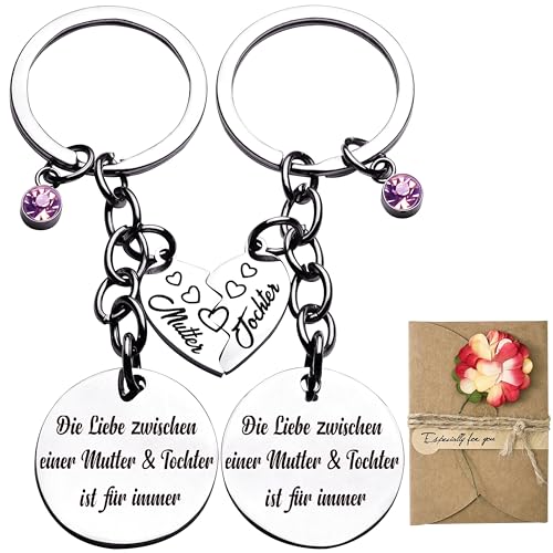 Rebundex 2 Stück Mutter Tochter Geschenk Weihnachtsgeschenke Für Mama Mama Geschenke Geschenk Mama Muttertag Geschenk Für Mama Von Tochter Mama Mutter Muttertagsgeschenke für Mama von Rebundex