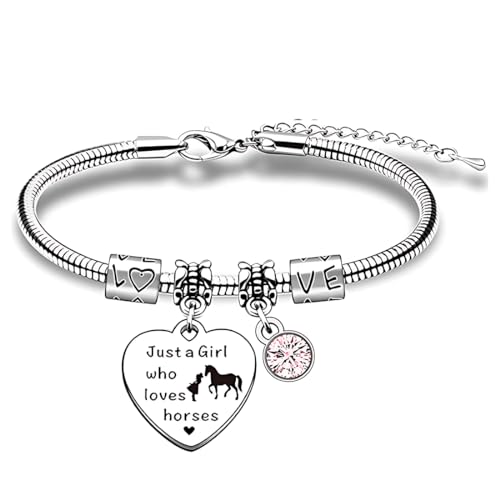 Reccisokz Personalisiertes Armband,Freundschaftsarmbänder,Frauen Mädchen Inspirational Armreif Geschenk,Beste Freundin Tochter Mutter Kollegin Geburtstag Verstellbares Charm Armband von Reccisokz