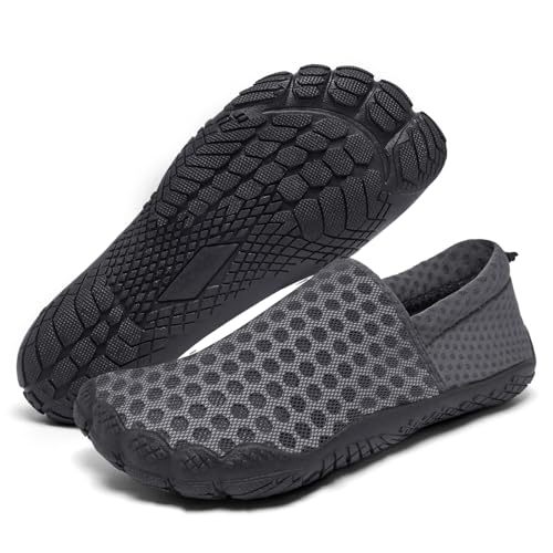 Rechtmien Wasserschuhe für Herren und Damen, schnell trocknend, Wz5501-grey, 10 Women/9 Men von Rechtmien