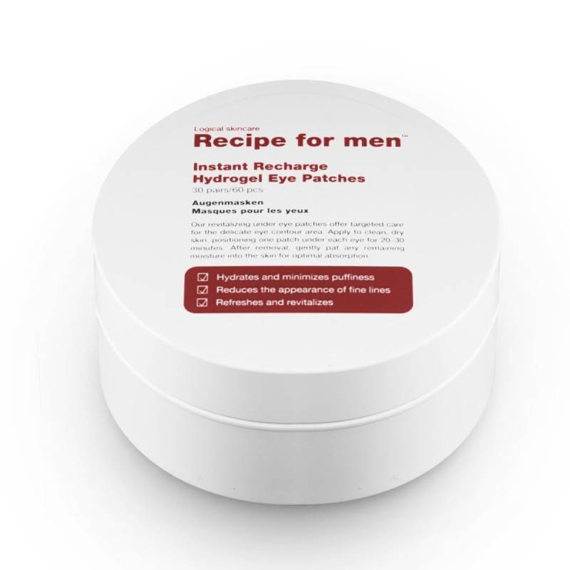 Recipe For Men Instant Recharge Hydrogel Eye Patches von Recipe for men