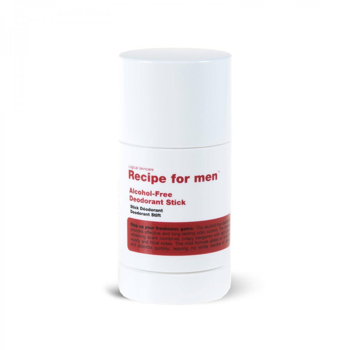 Recipe for Men Alcohol-Free Deodorant Stick von Recipe for men