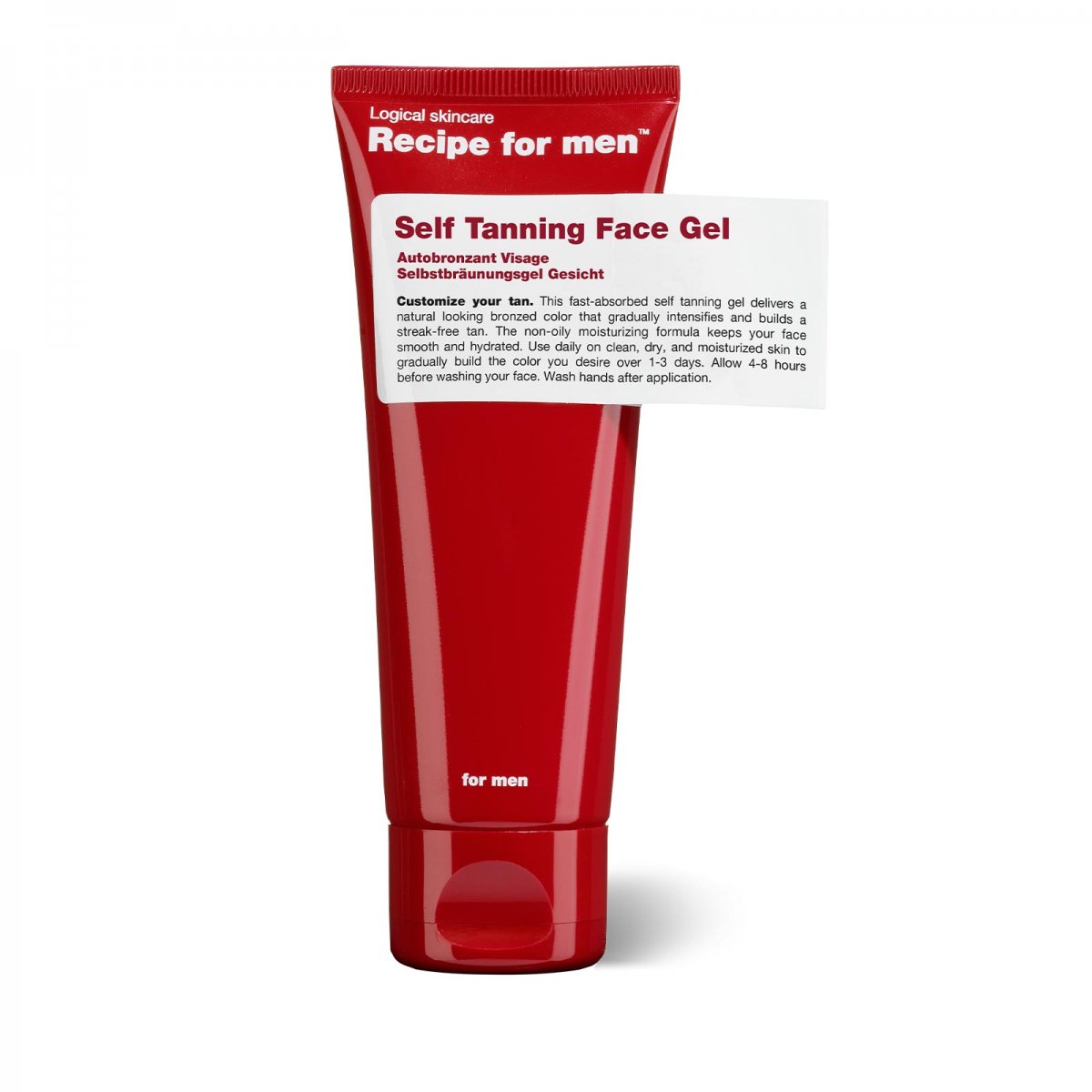 Recipe for men Self Tanning Face Gel (75 ml) von Recipe for men