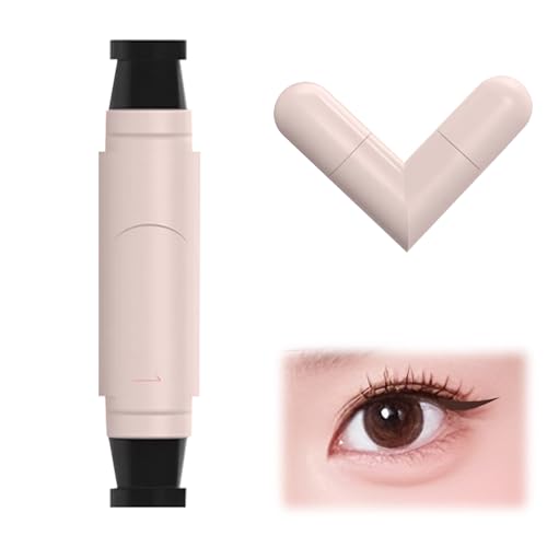 Recitem Eyeliner Stempel Schwarz Braun Wasserfester Präzisions-Stempelstift Einfache Anwendung Perfektes Augen-Make-Up Mit Einem Strich (B) von Recitem