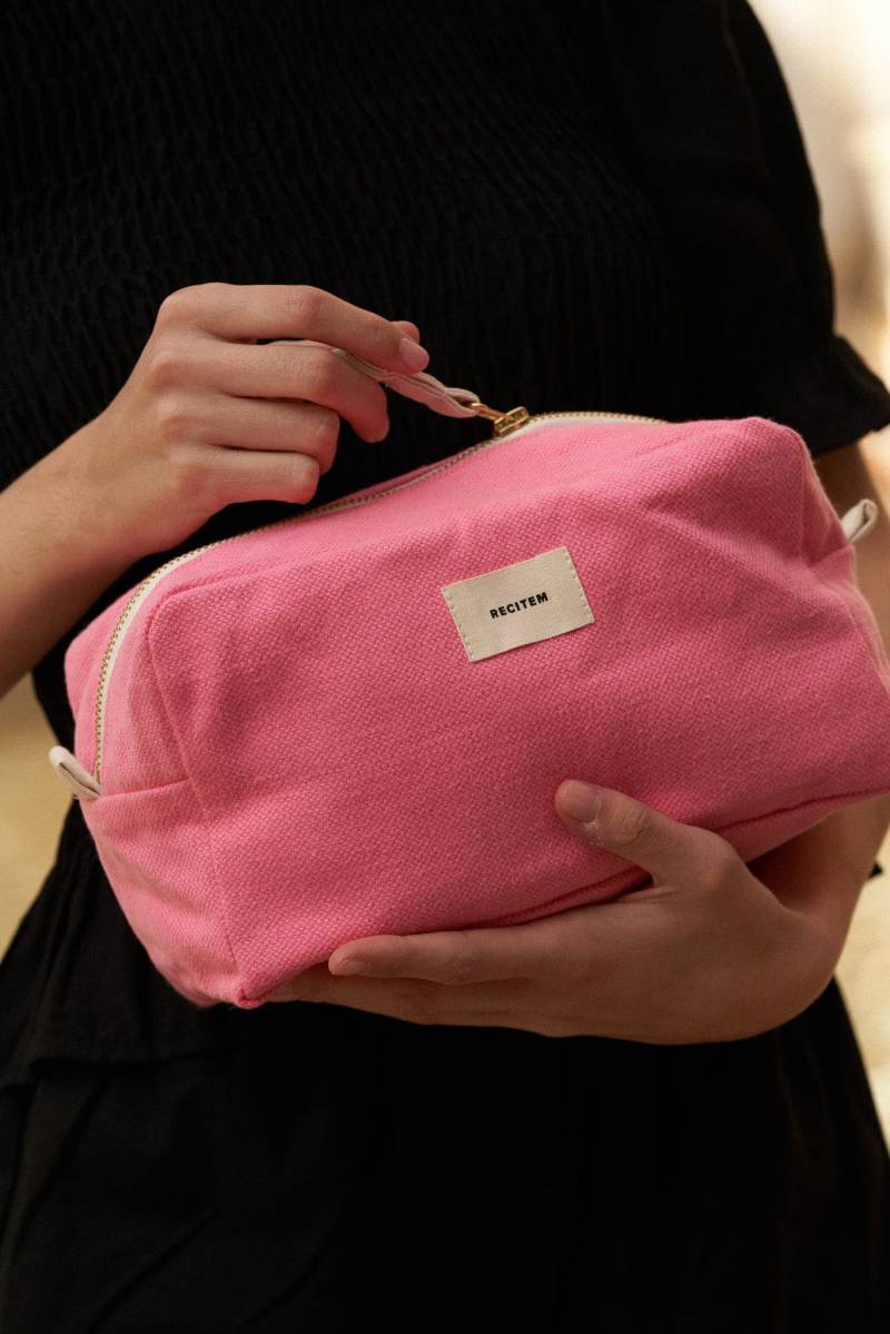 Rosa Kulturbeutel von Recitem