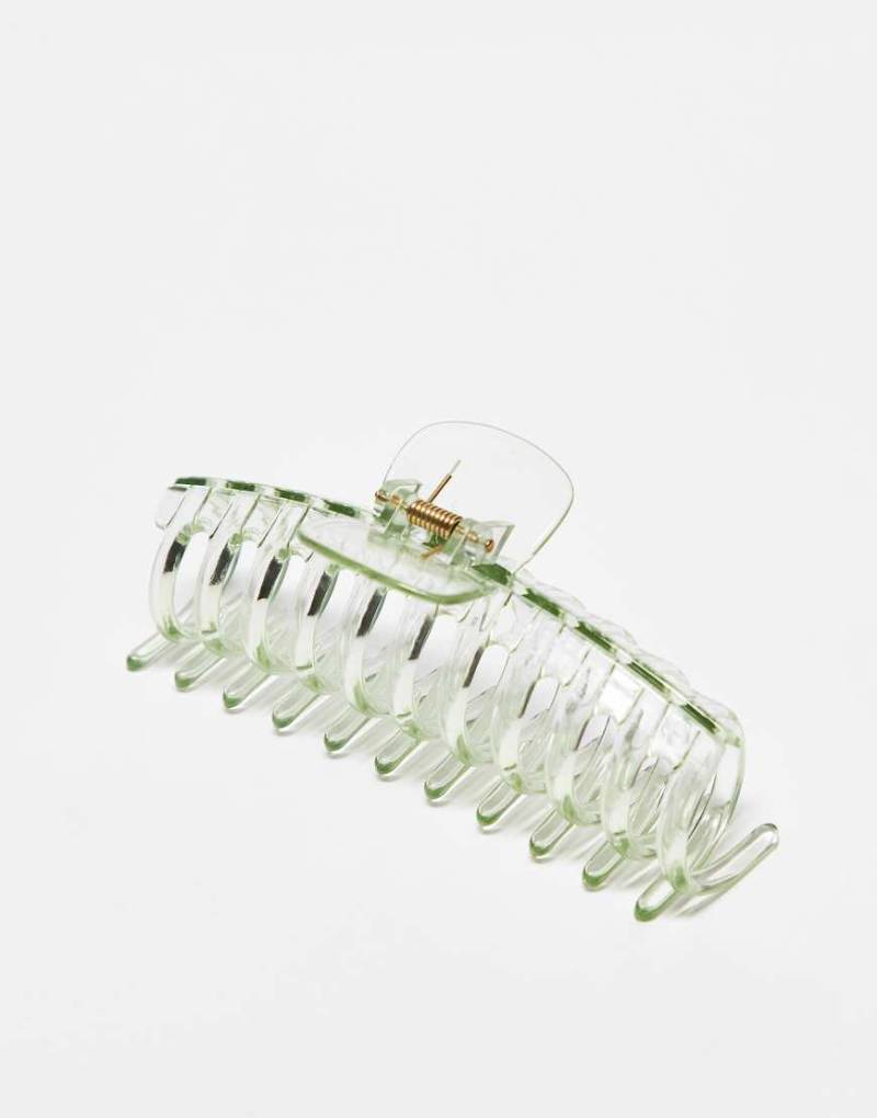Reclaimed Vintage - Oversize-Haarklammer in Grün von Reclaimed Vintage