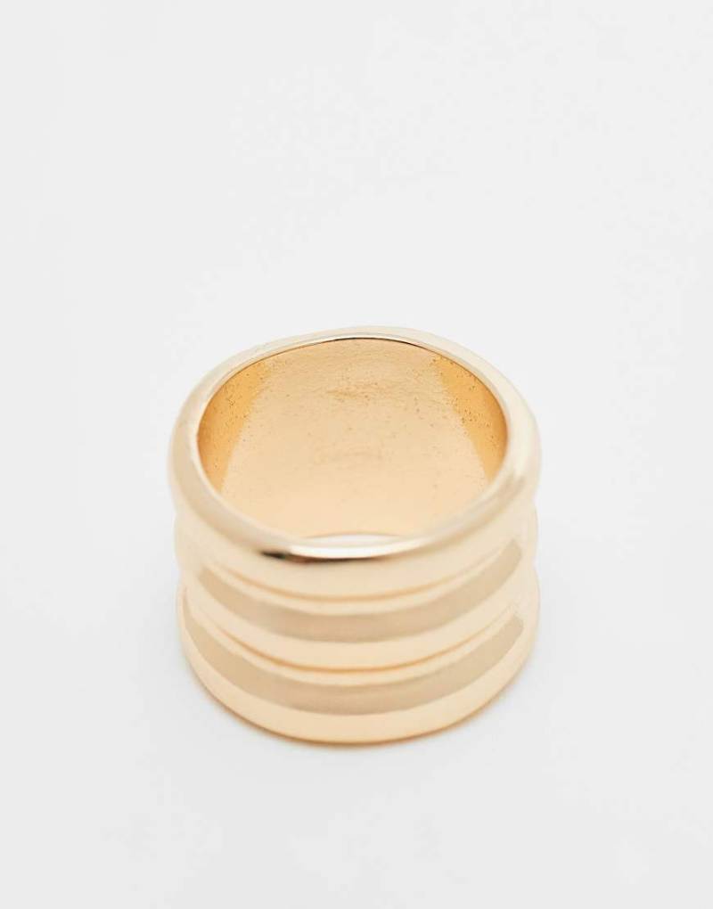 Reclaimed Vintage - Ring in Goldoptik in Wickeldesign-Goldfarben von Reclaimed Vintage