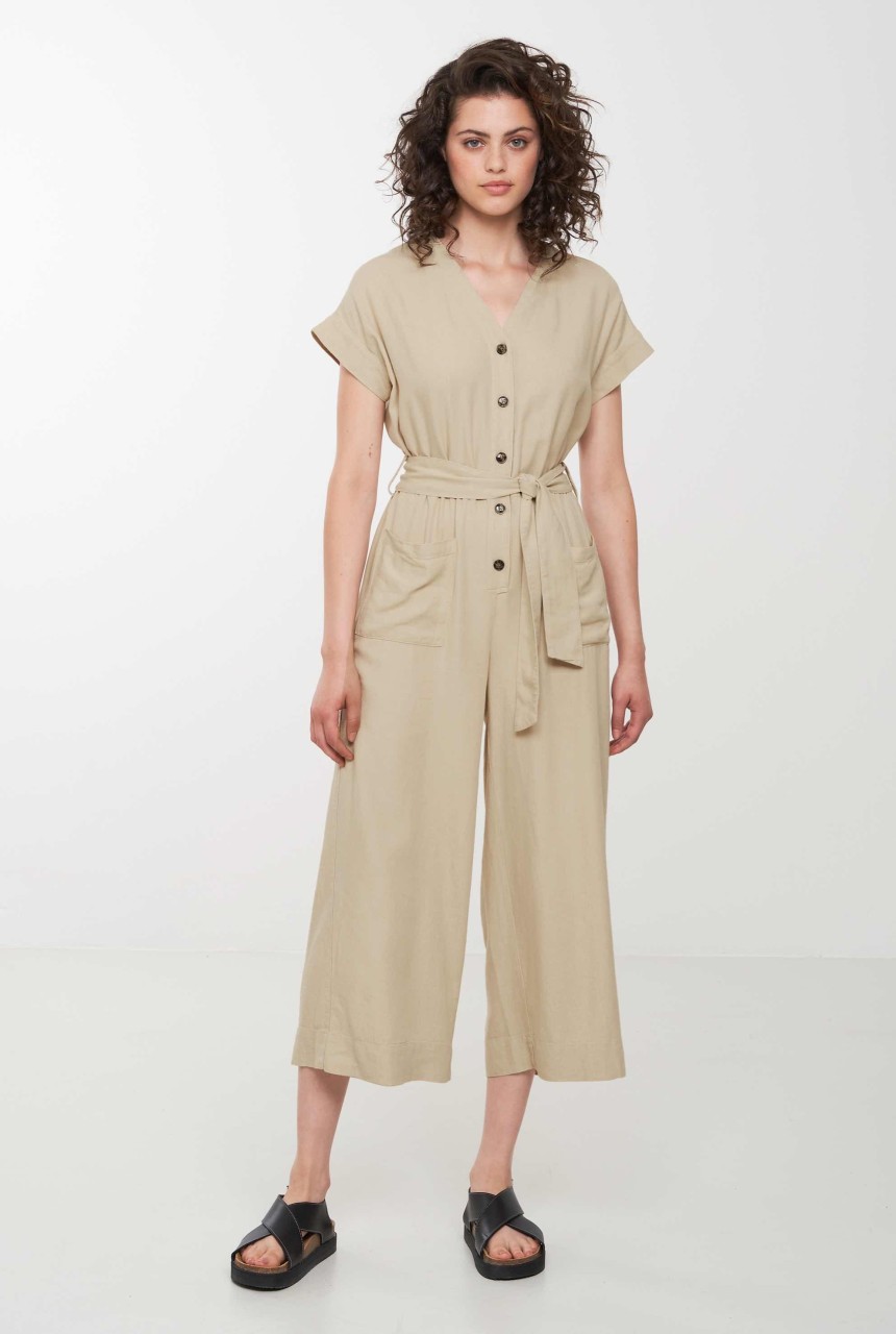 DIANELLA | Recolution | veganer Jumpsuit | oat milk L von Recolution