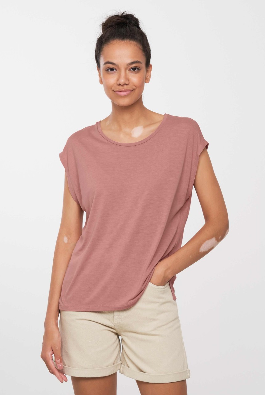 MITHILA | Recolution | veganes T-Shirt | ash rose L von Recolution