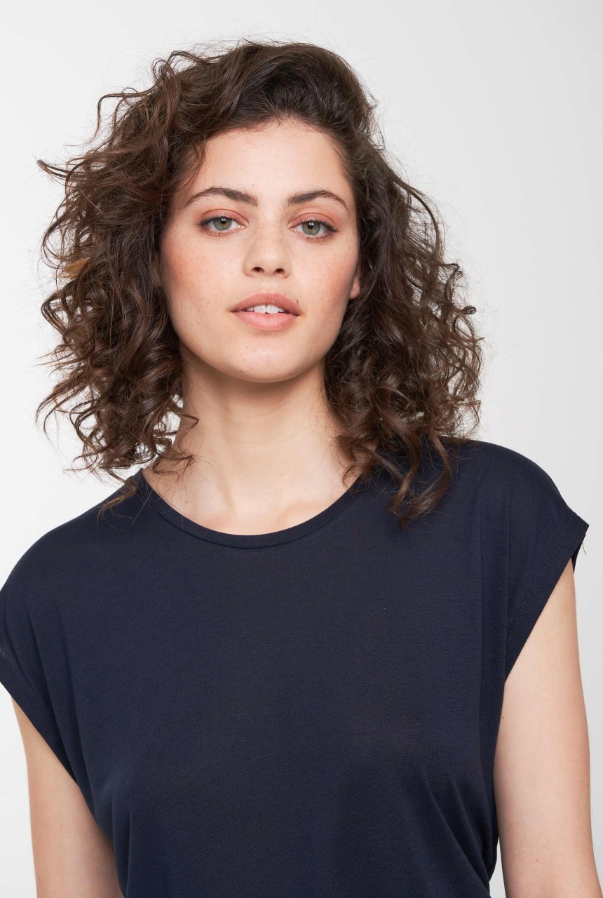 MITHILA | Recolution | veganes T-Shirt | dark navy L von Recolution