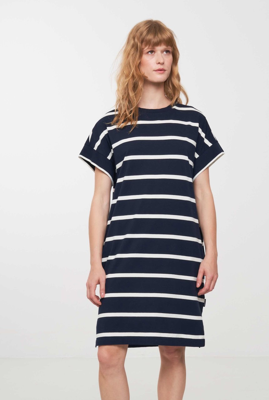 SASA STRIPES | Recolution | veganes Kleid | dark navy S von Recolution