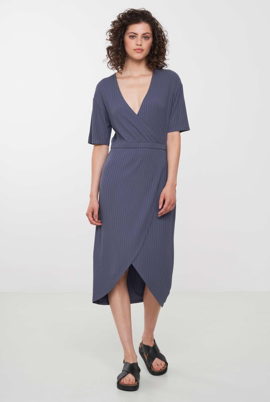 TYPHA | Recolution | veganes Kleid | dove blue M von Recolution