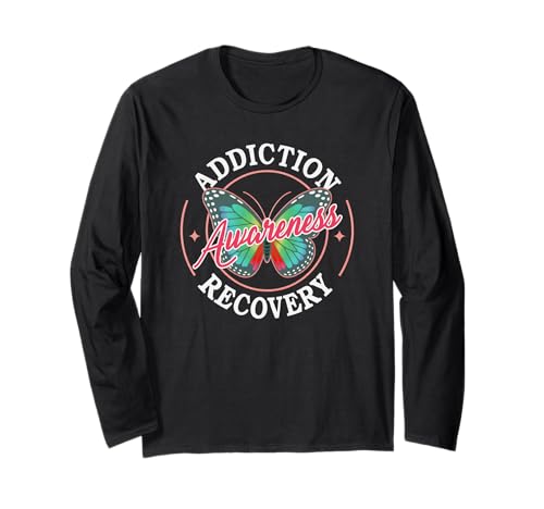 Vintage Nüchterne Mama Sucht Erholung Bewusstsein NA Mädchen Langarmshirt Vintage Nüchterne Mama Sucht Erholung Bewusstsein NA Mädchen Langarmshirt von Recover Out Loud AA Drug Free Achievement Sobriety