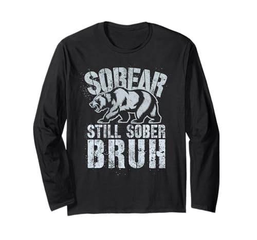 Süßer Bär Noch nüchterner Bruh Sobear Nüchternheit NA Mama Erholung Langarmshirt Süßer Bär Noch nüchterner Bruh Sobear Nüchternheit NA Mama Erholung Langarmshirt von Recover Out Loud AA Drug Free Anniversary Clean
