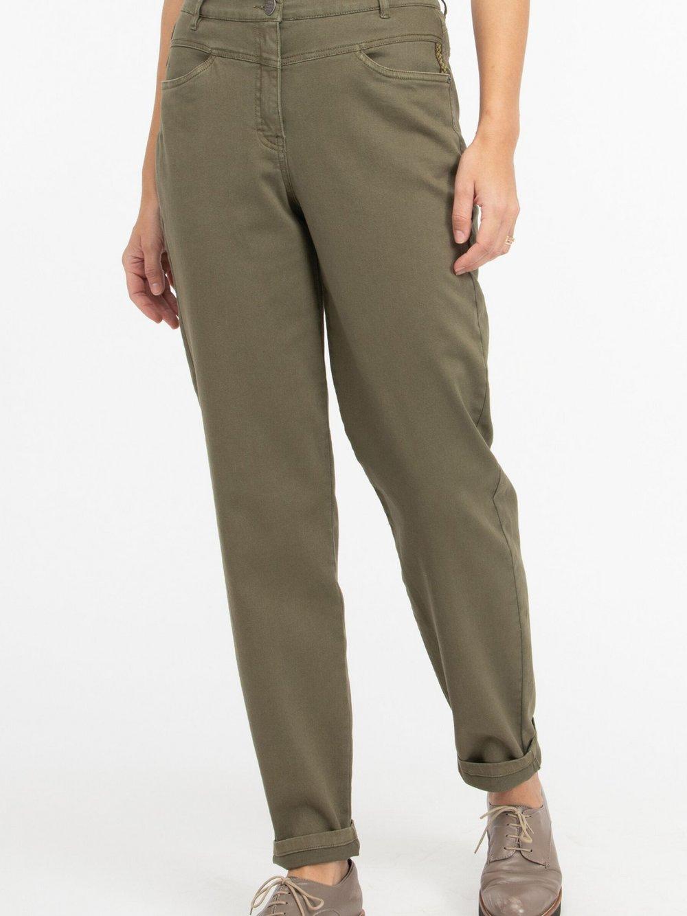 RECOVER pants Stoffhose Damen Baumwolle, grün von Recover Pants