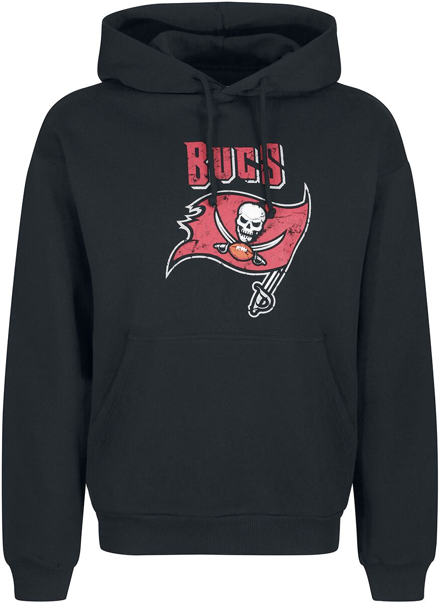 Recovered Clothing NFL Buccs Logo Kapuzenpullover schwarz in L von Recovered Clothing