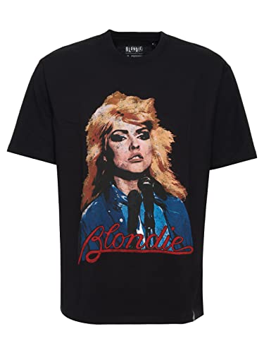 Recovered Blondie Graphic Relaxed Black T-Shirt by M von Recovered