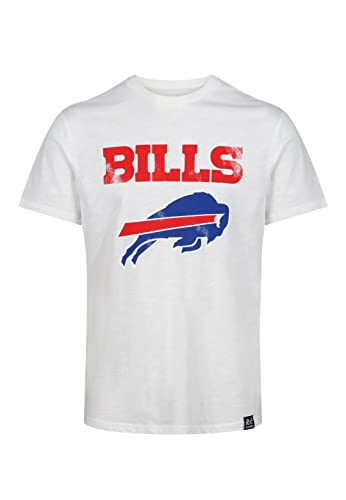 Recovered Buffalo Bills White NFL Est Ecru T-Shirt - M von Recovered