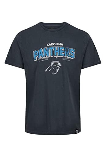 Recovered Carolina Panthers Black NFL Galore Washed T-Shirt - L von Recovered